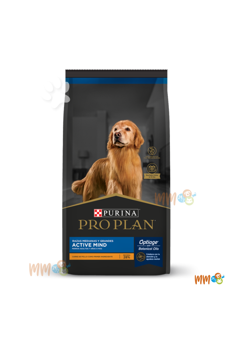 PURINA PROPLAN ACTIVE MIND PERROS MEDIANOS Y GRANDES SENIOR -Secos