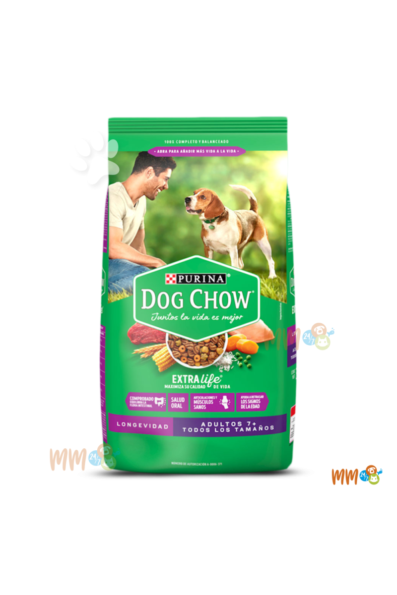 PURINA DOG CHOW LONGEVIDAD PERRO SENIOR -Secos