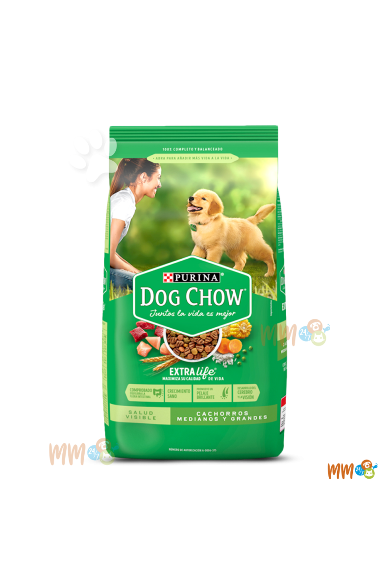 PURINA DOG CHOW PERRO RAZA MEDIANAS Y GRANDES CACHORRO -Secos