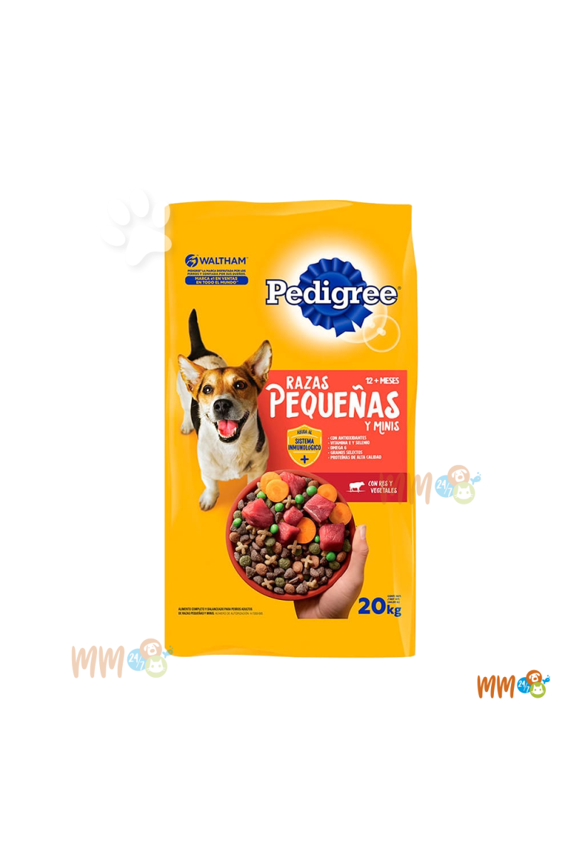 PEDIGREE PERRO RAZAS PEQUEÑAS ADULTO -Secos