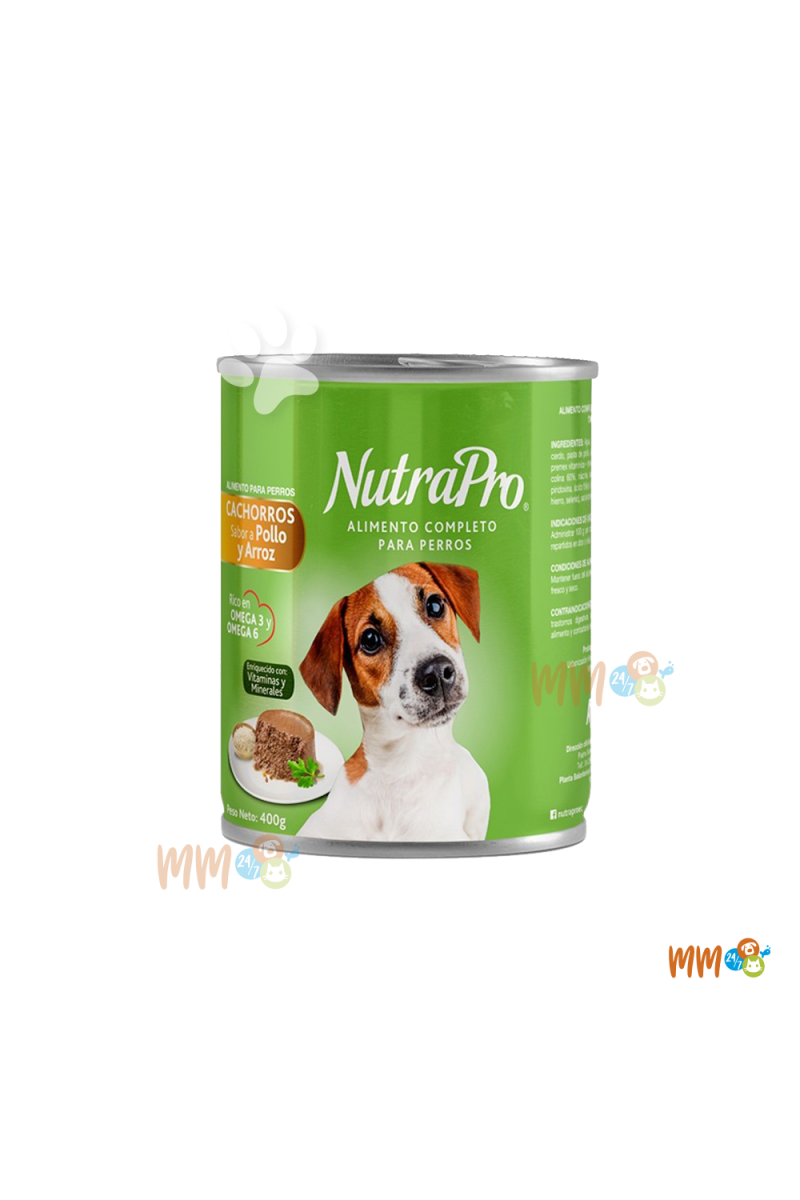 NUTRAPRO LATA PERRO CACHORRO -Humedos