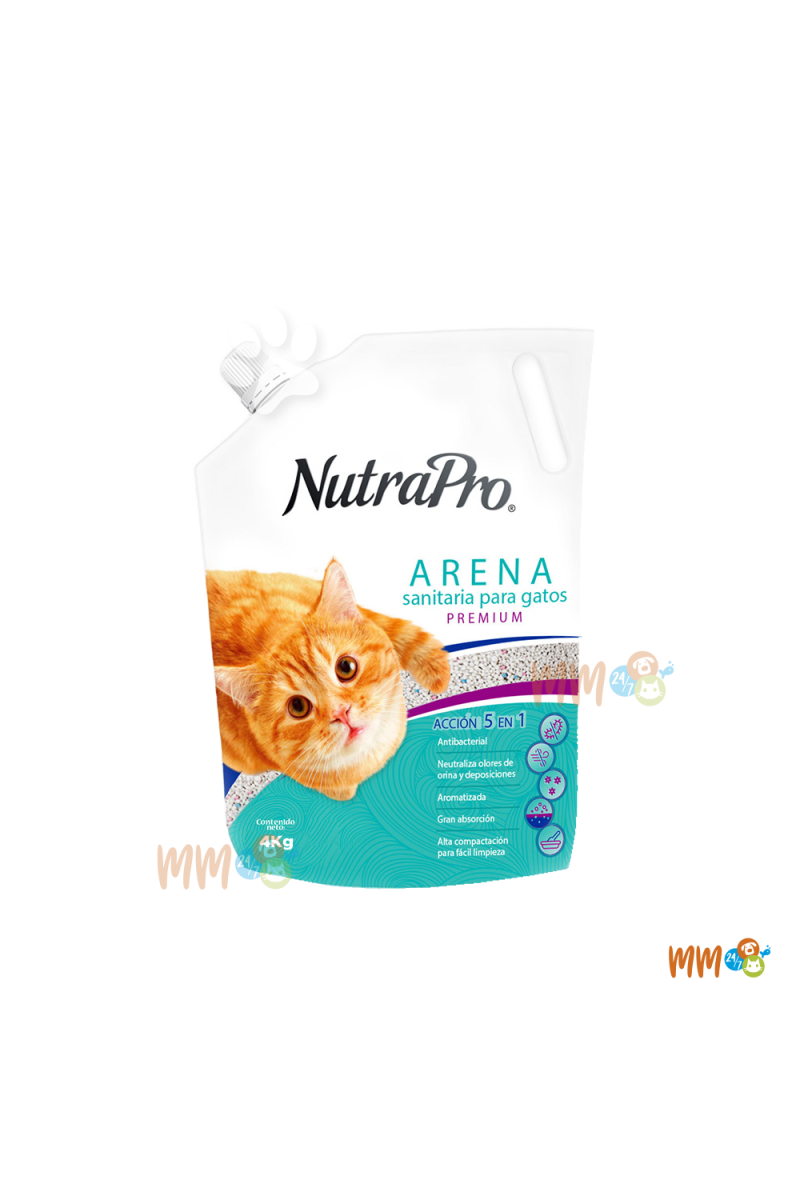 NUTRAPRO ARENA SANITARIA PARA GATOS -Arenas