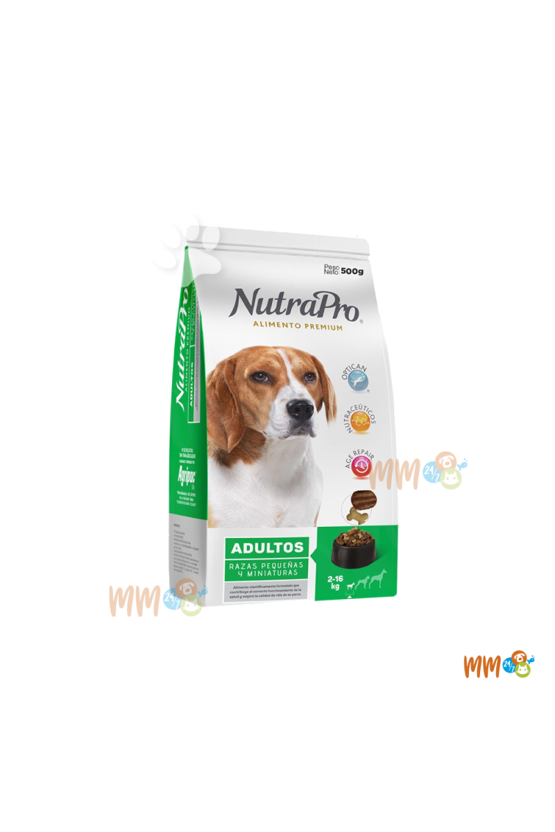 NUTRAPRO PERRO RAZA PEQUEÑA ADULTO -Secos