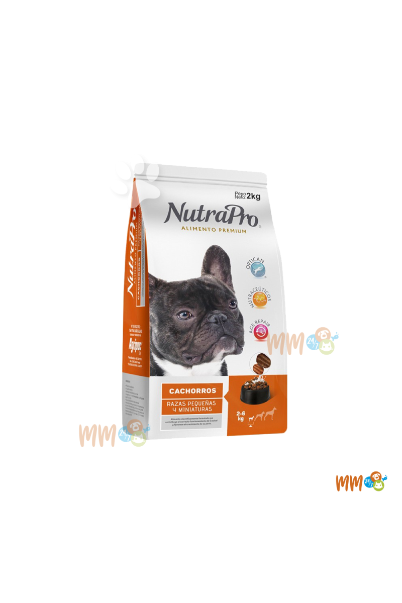 NUTRAPRO PERRO RAZA PEQUEÑA CACHORRO -Secos