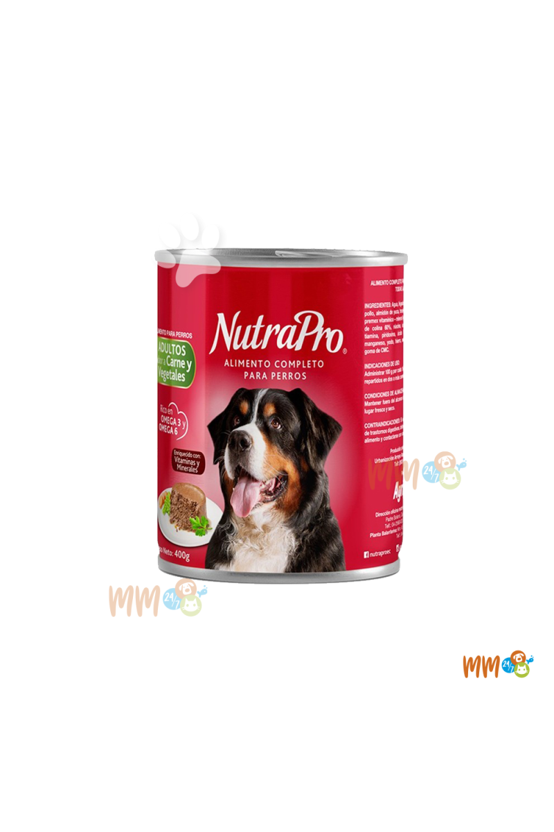 NUTRAPRO LATA PERRO ADULTO -Humedos