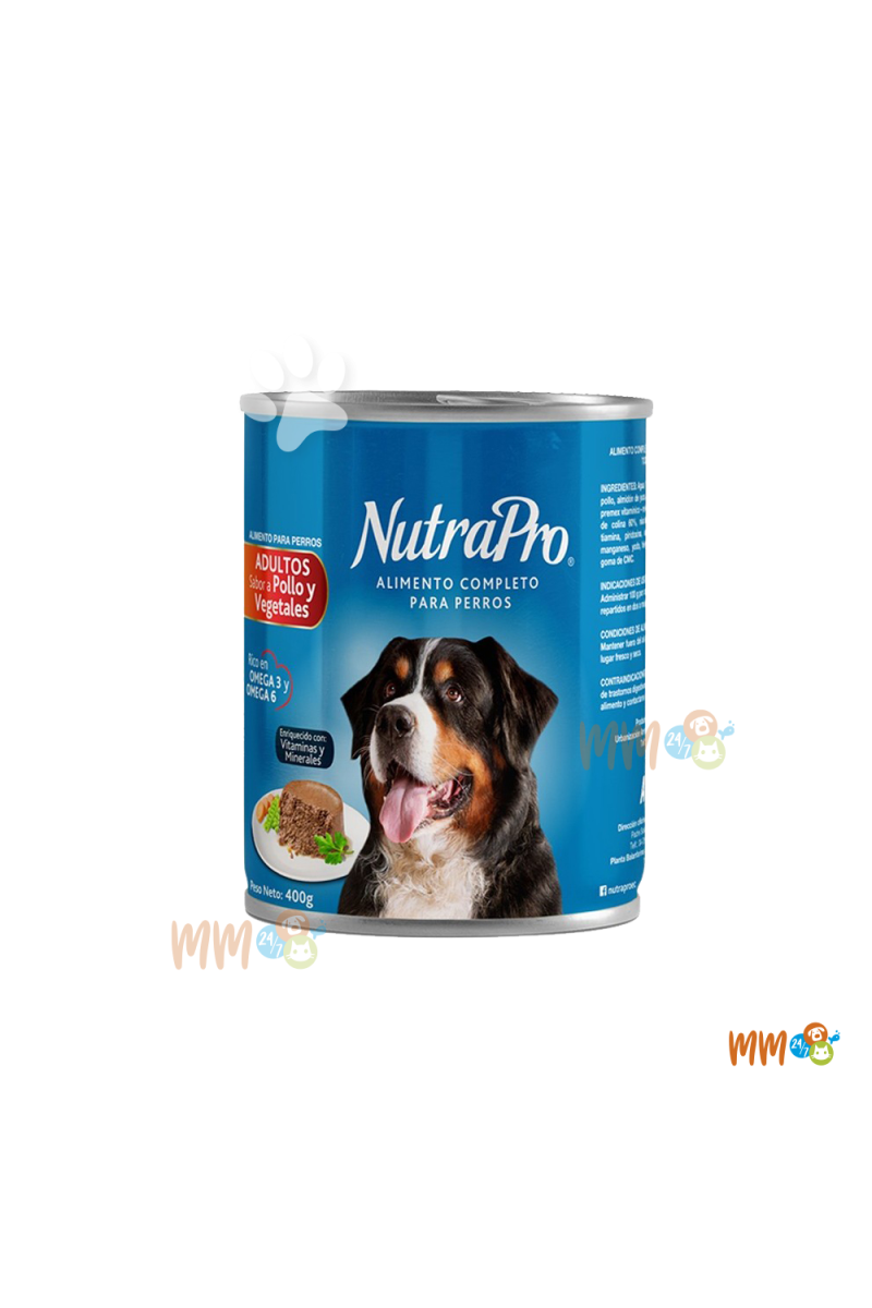 NUTRAPRO LATA PERRO ADULTO -Humedos