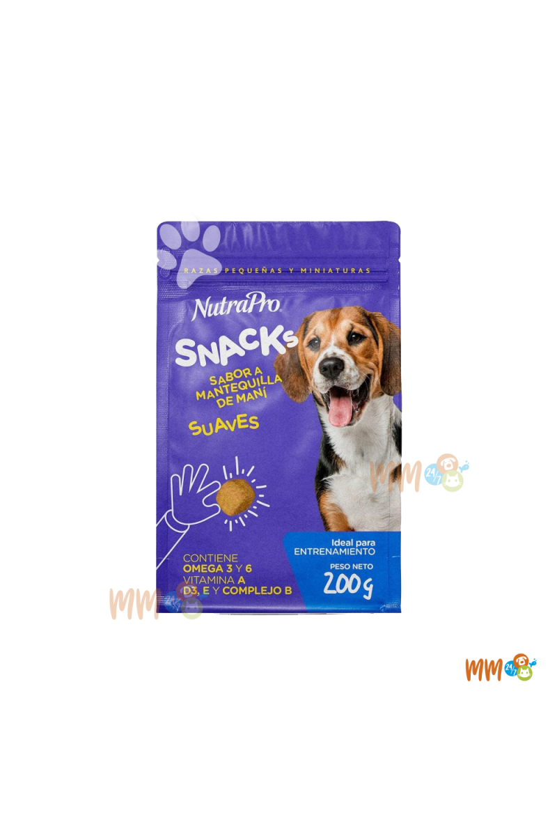 NUTRAPRO SNACK PARA PERRO DE RAZA PEQUEÑA -Bocaditos