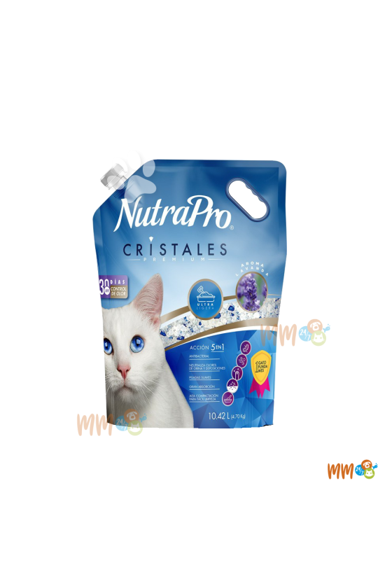 NUTRAPRO ARENA SÍLICA CRISTALES PARA GATOS -Arenas