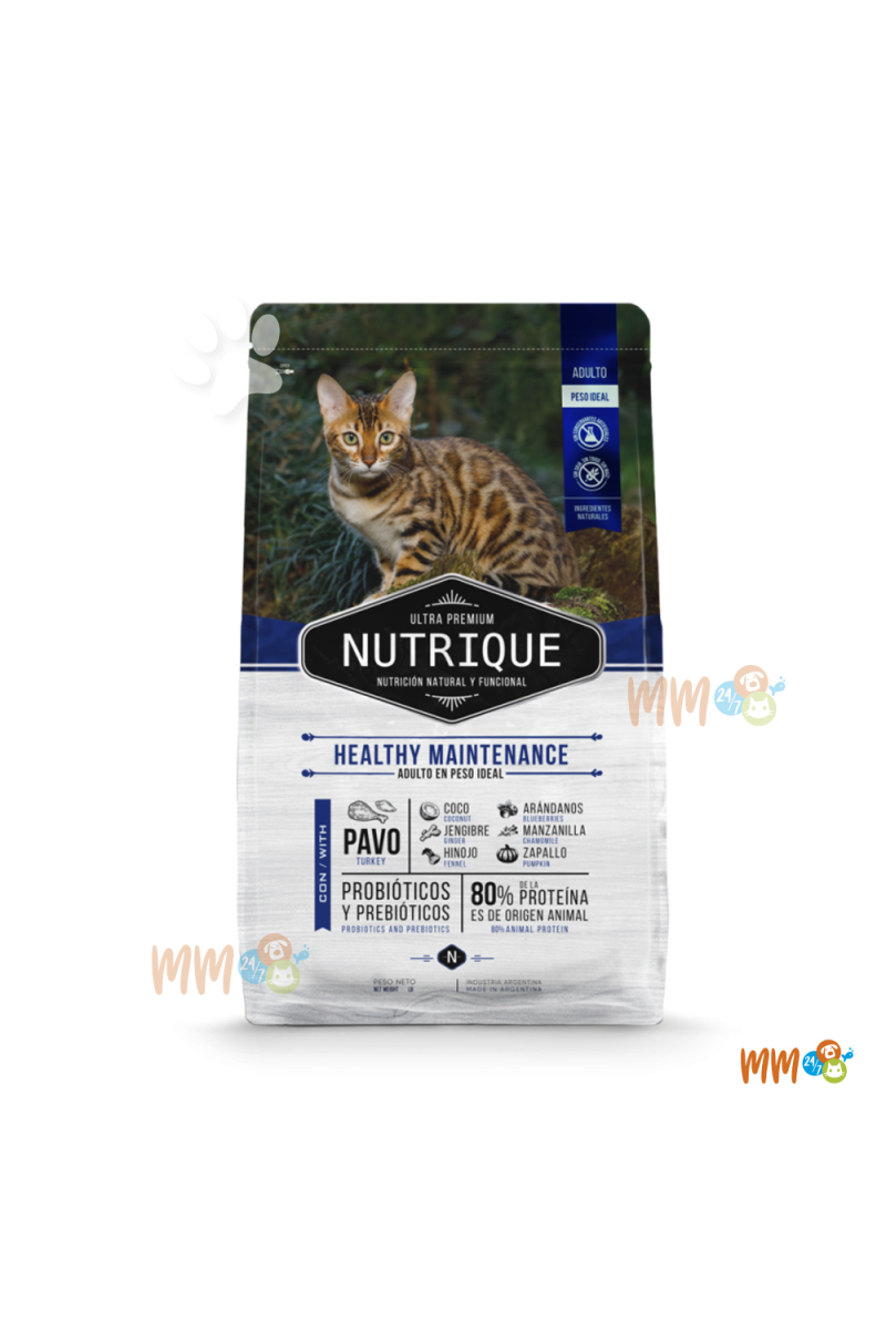 NUTRIQUE YOUNG HEALTHY MAINTENANCE GATO ADULTO -Secos