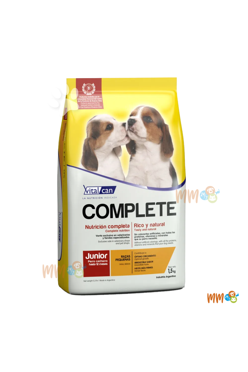 VITALCAN COMPLETE PERRO RAZA PEQUEÑA CACHORRO -Secos