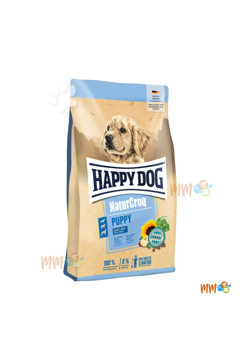 HAPPY DOG PREMIUM NATURCROQ PERRO CACHORRO -Secos