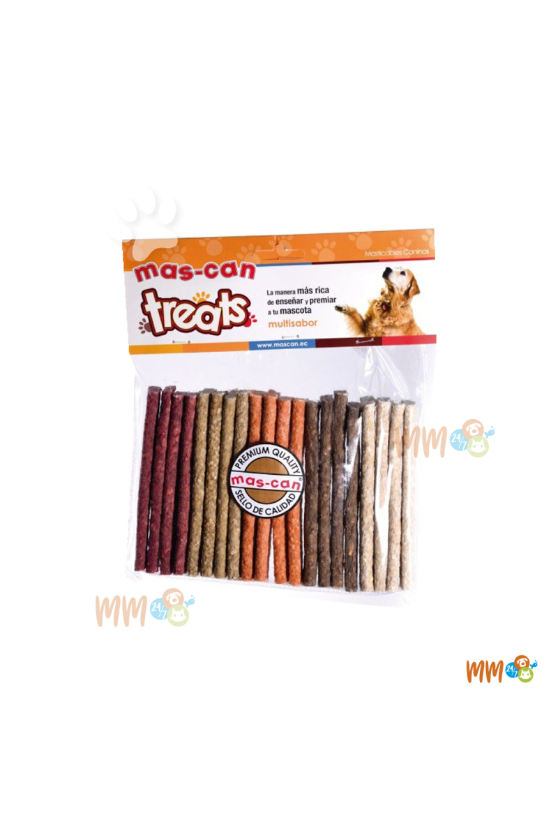 MAS CAN TREATS 20 BARRAS PARA PERRO -Huesos y carnazas