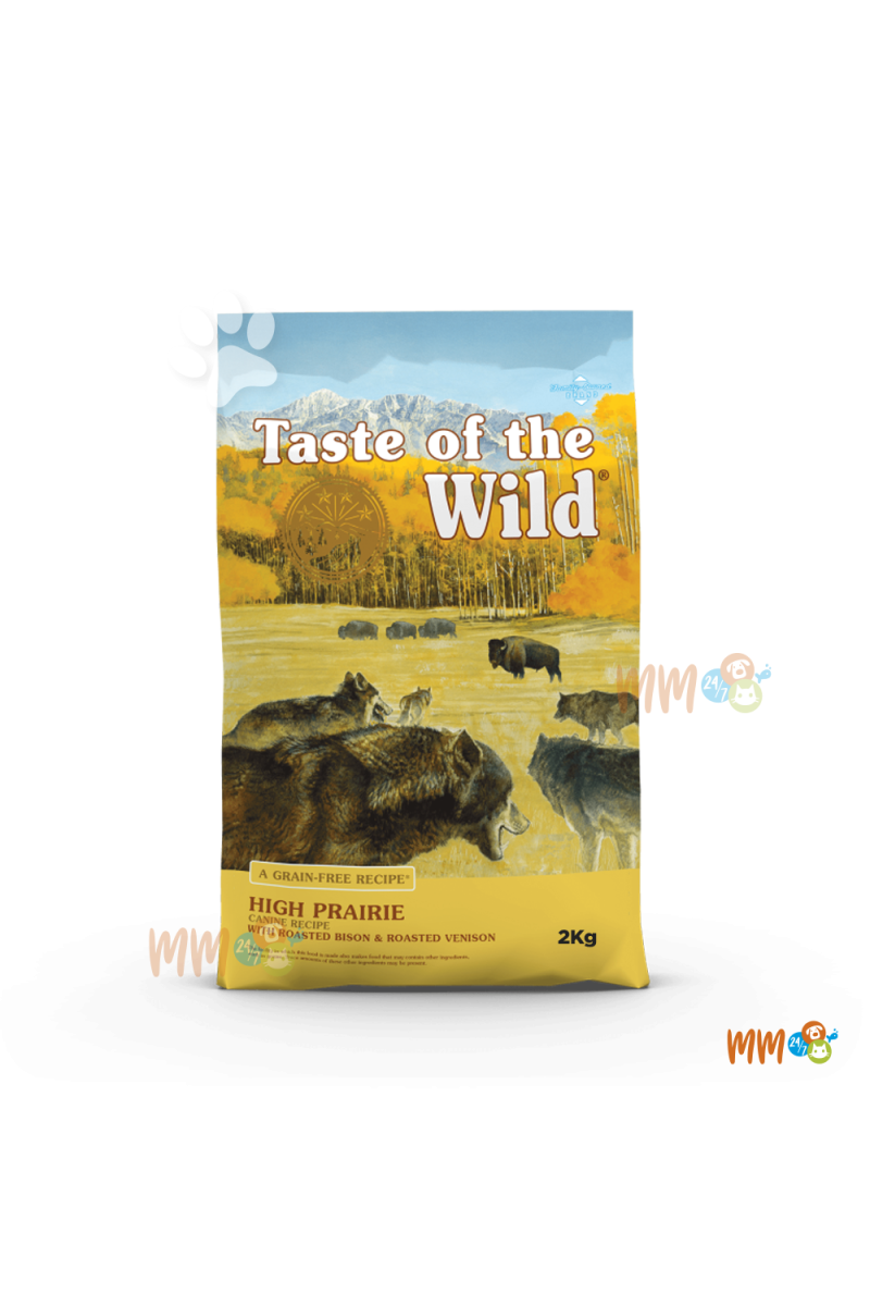 TASTE OF THE WILD HIGH PRAIRIE BISONTE Y VENADO PARA PERRO ADULTO -Secos