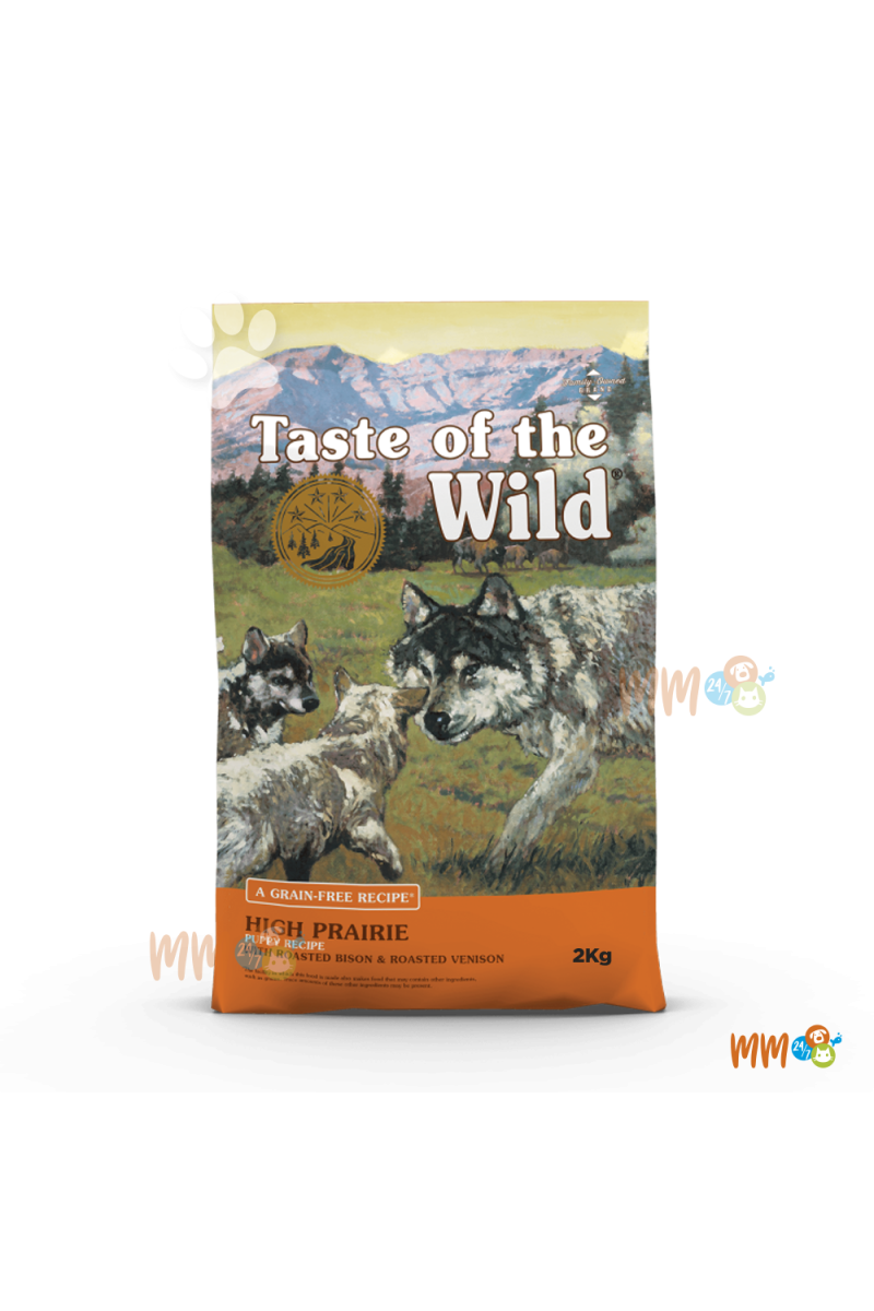 TASTE OF THE WILD HIGH PRAIRIE BISONTE Y VENADO PARA PERRO CACHORRO -Secos