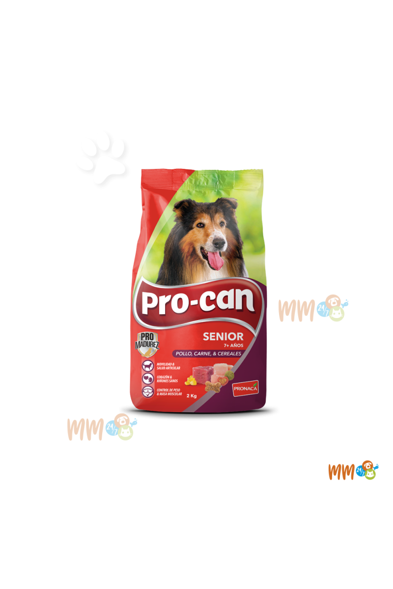 PRO CAN POLLO, CARNE Y CEREALES - PERRO SENIOR -Secos