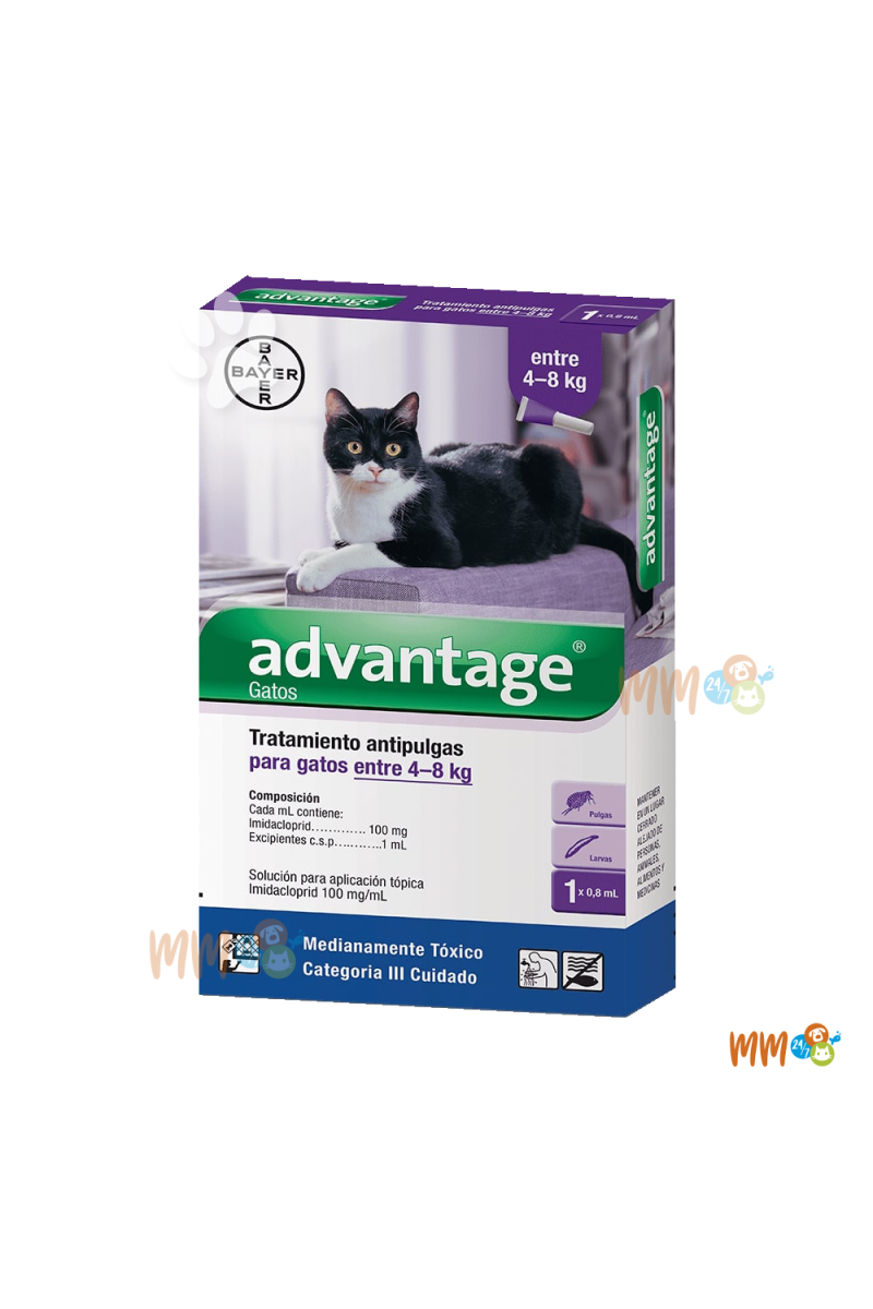 ADVANTAGE PIPETA PARA GATO -Antiparasitarios