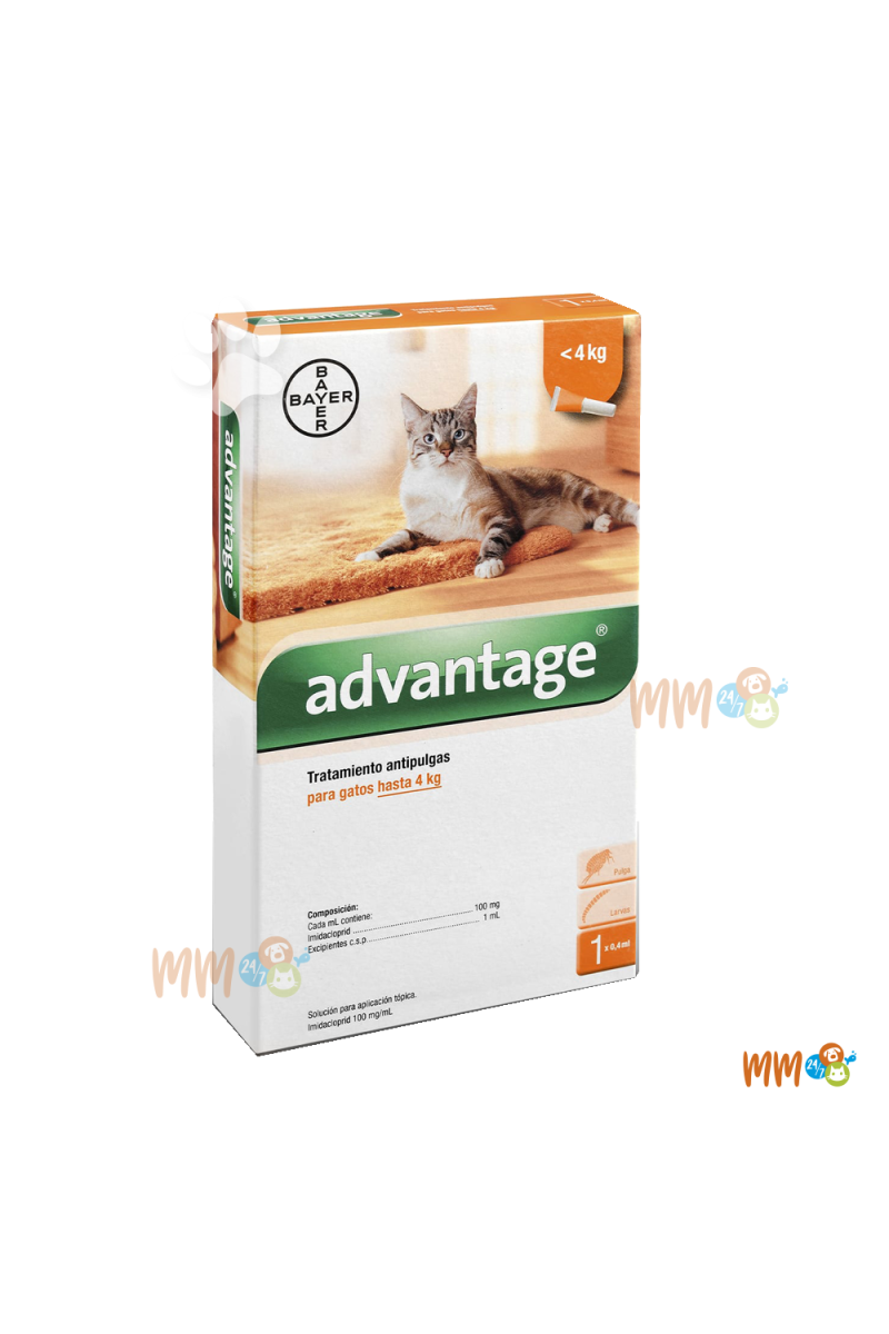 ADVANTAGE PIPETA PARA GATO -Antiparasitarios