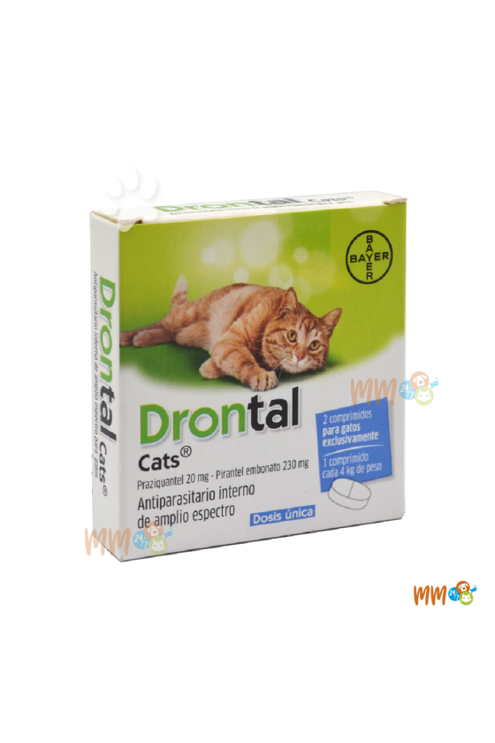 DRONTAL DESPARASITANTE PARA GATOS -Antiparasitarios