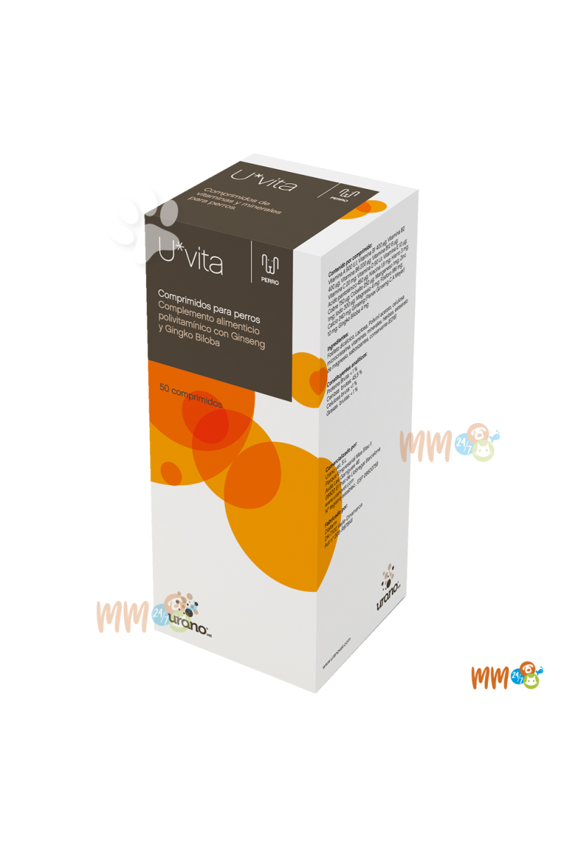 U VITA COMPRIMIDOS PARA PERROS -Suplementos Vitamínicos