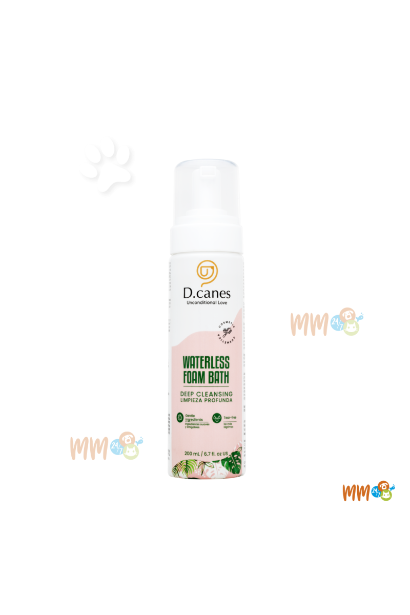 DCANES BAÑO SECO PARA PERROS -Shampoo, Acondicionador y Jabón