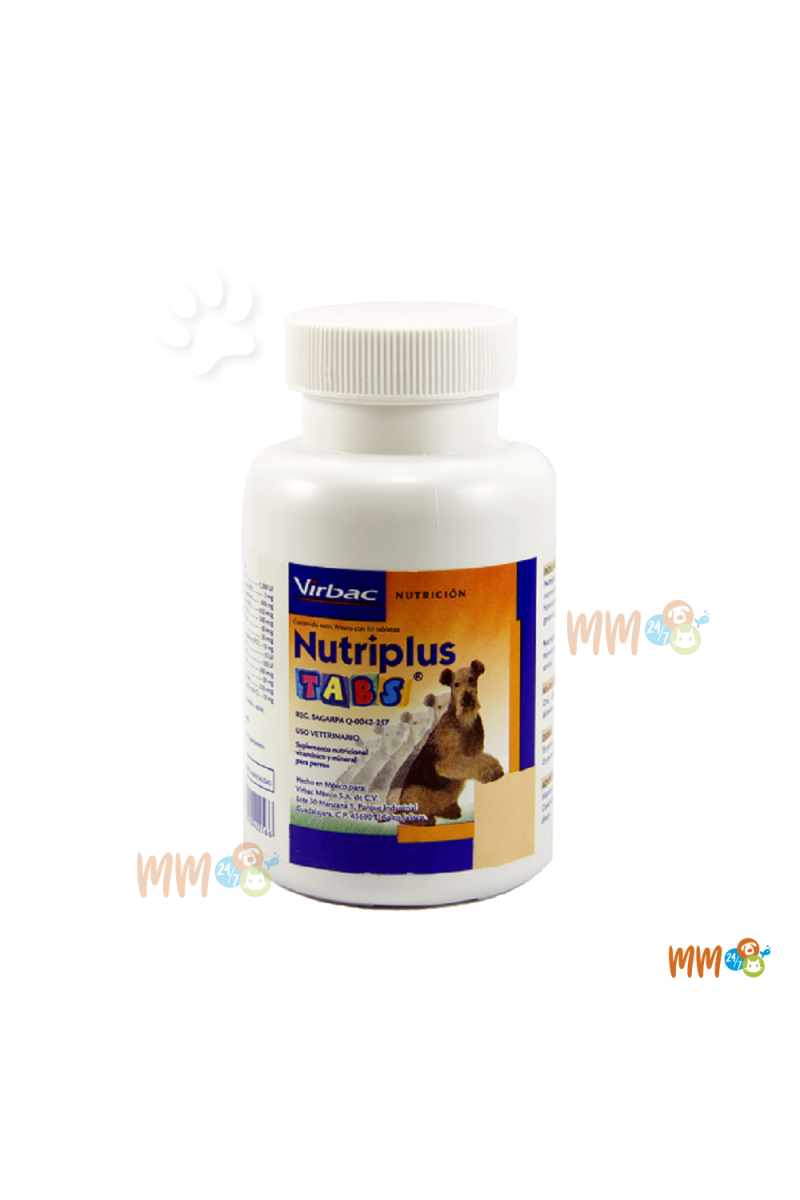 NUTRIPLUS TABS SUPLEMENTO PARA PERROS -Suplementos Vitamínicos