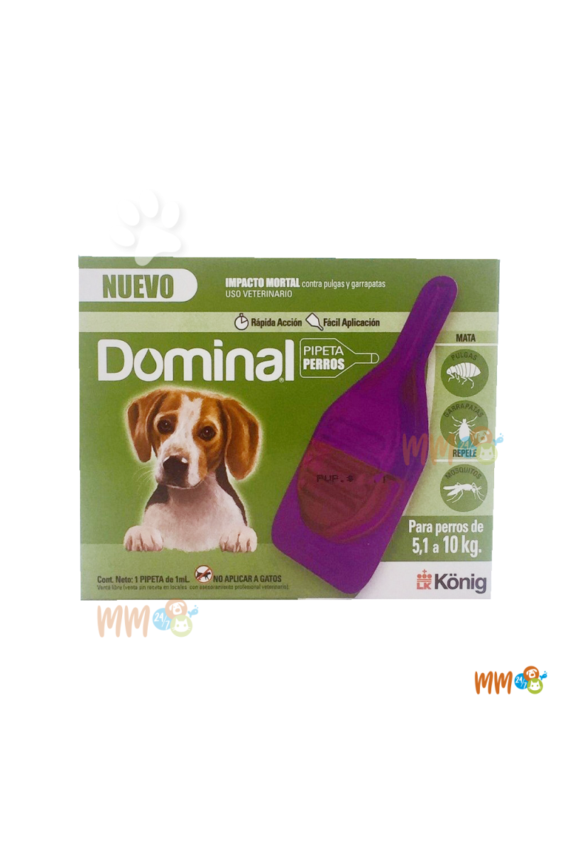 DOMINAL PIPETA PARA PERROS -Antipulgas y Garrapatas