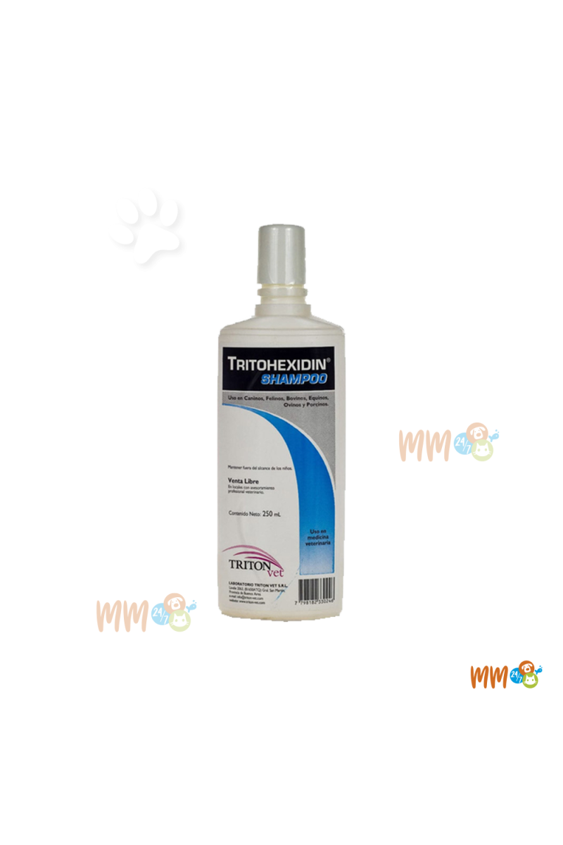 TRITOHEXIDIN SHAMPOO PARA GATOS Y PERROS -Recetados