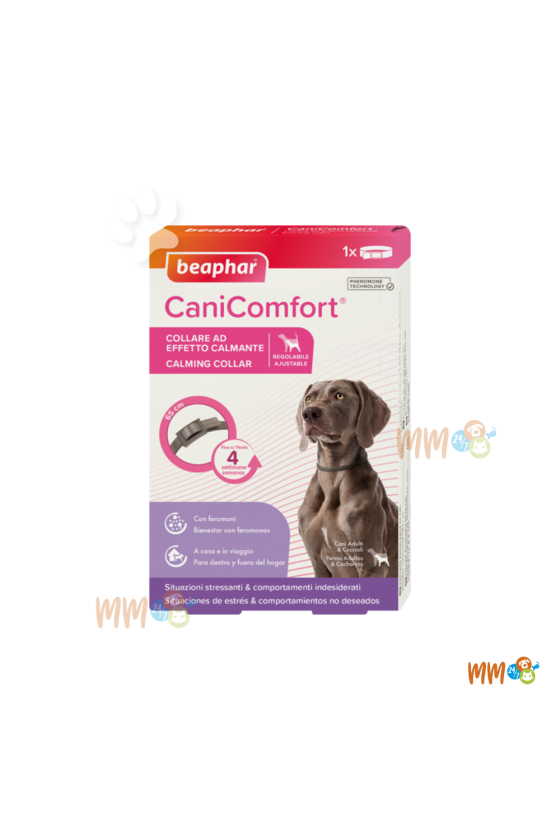 BEAPHAR CANICOMFORT CALMING COLLAR ADULT -Cuidados especiales