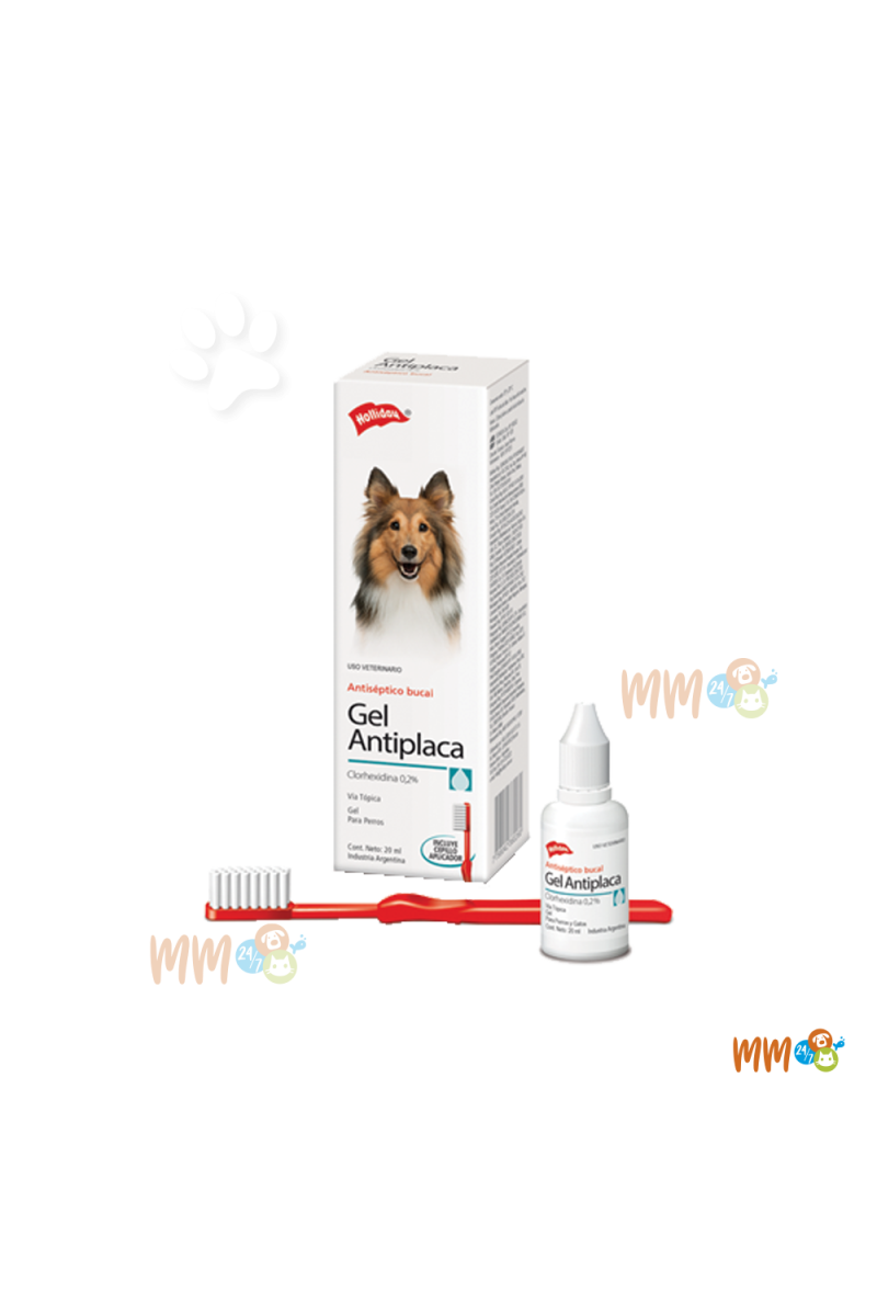 CLORHEXIDINA GEL ANTIPLACA PARA PERROS Y GATOS -Limpieza dental