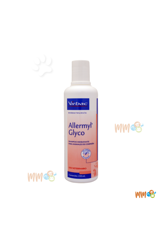 ALLERMYL GLYCO SHAMPOO PARA PERROS Y GATOS -Shampoo, Acondicionador y Jabón