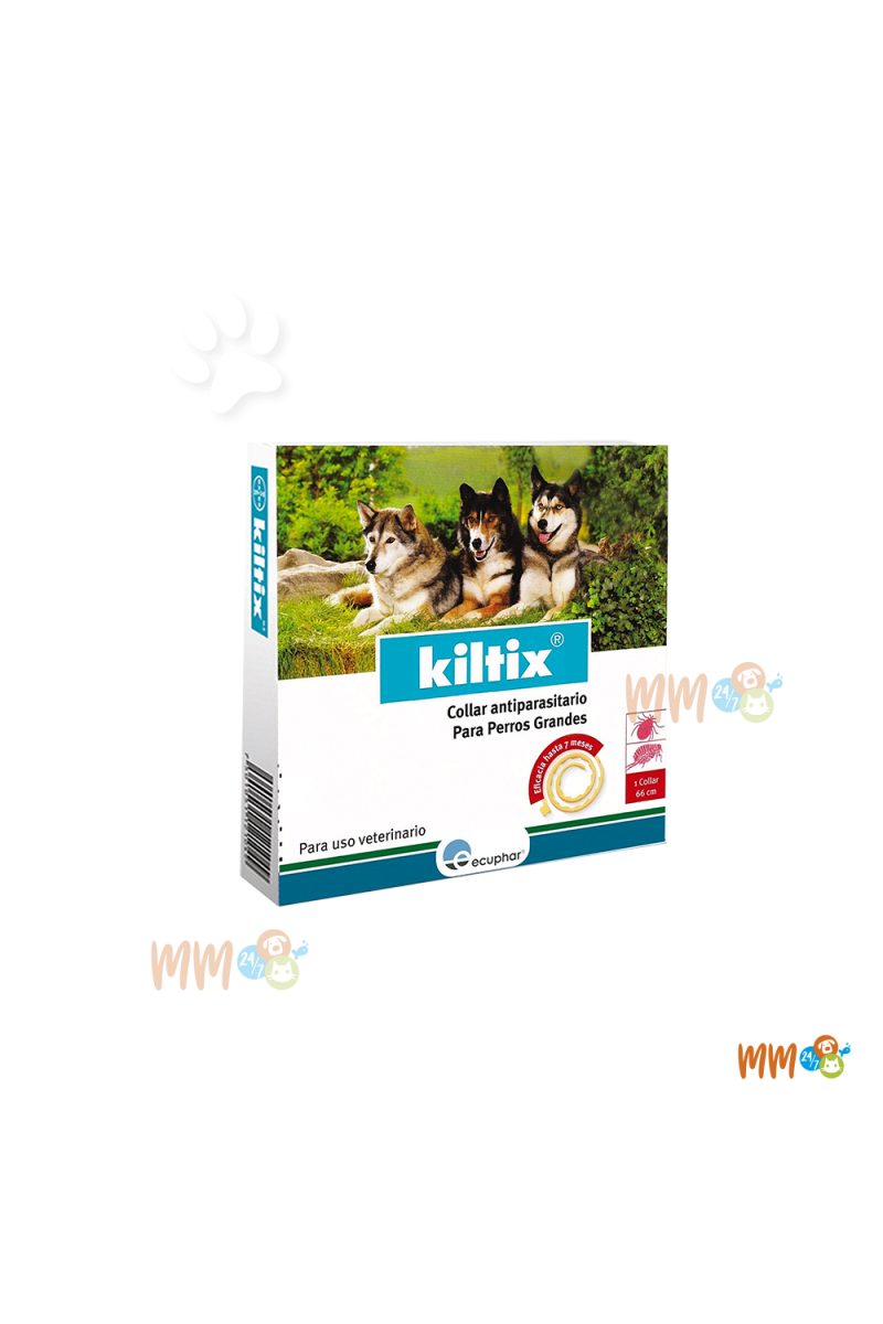 KILTIX COLLAR ANTIPARASITARIO PARA PERROS -Antipulgas y Garrapatas